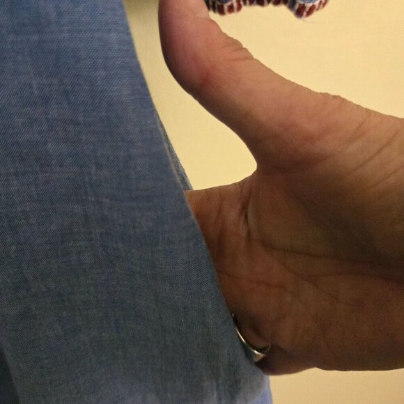 Gretchen Scott Odessa Shift Dress Embroidered Tassel Tie Elbow Sleeve Size S - Picture 8 of 11